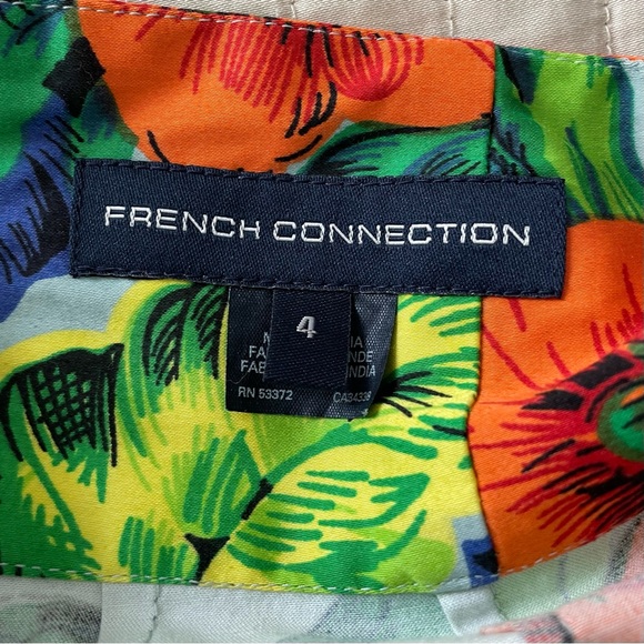 French Connection floral paper bag skirt - Picture 5 of 9